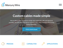 Tablet Screenshot of mercurywire.com